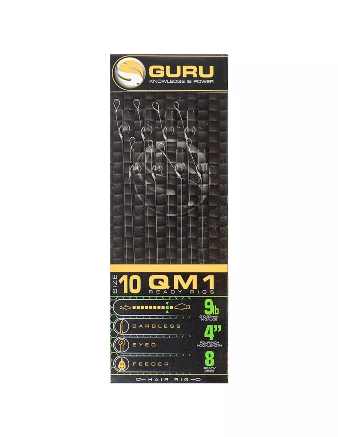GURU QM1 STANDARD HAIR RIG 4" 3 GURU QM1 STANDARD HAIR RIG 4"
