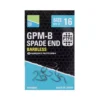 Preston HOOK GPM-B SPADE END BARBLESS -Kwaliteitswinkel Voor Visbenodigdheden hook gpm b spade end barbless