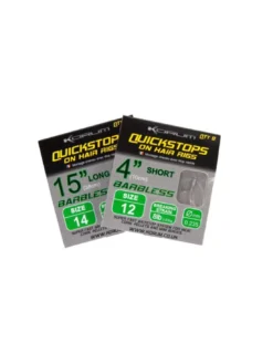 KORUM 4" HAIR RIGS + QUICKSTOPS