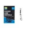 PRESTON FEEDER LINK SWIVELS (10) -Kwaliteitswinkel Voor Visbenodigdheden preston feeder link swivels 10