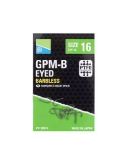 PRESTON HOOK GPM-B EYED BARBLESS