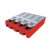 PRESTON STOTZ DISPENSER 4 DIVISION SMALL SIZES -Kwaliteitswinkel Voor Visbenodigdheden preston stotz dispenser 4 division small sizes