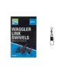 PRESTON WAGGLER LINK SWIVELS (10) -Kwaliteitswinkel Voor Visbenodigdheden preston waggler link swivels 10