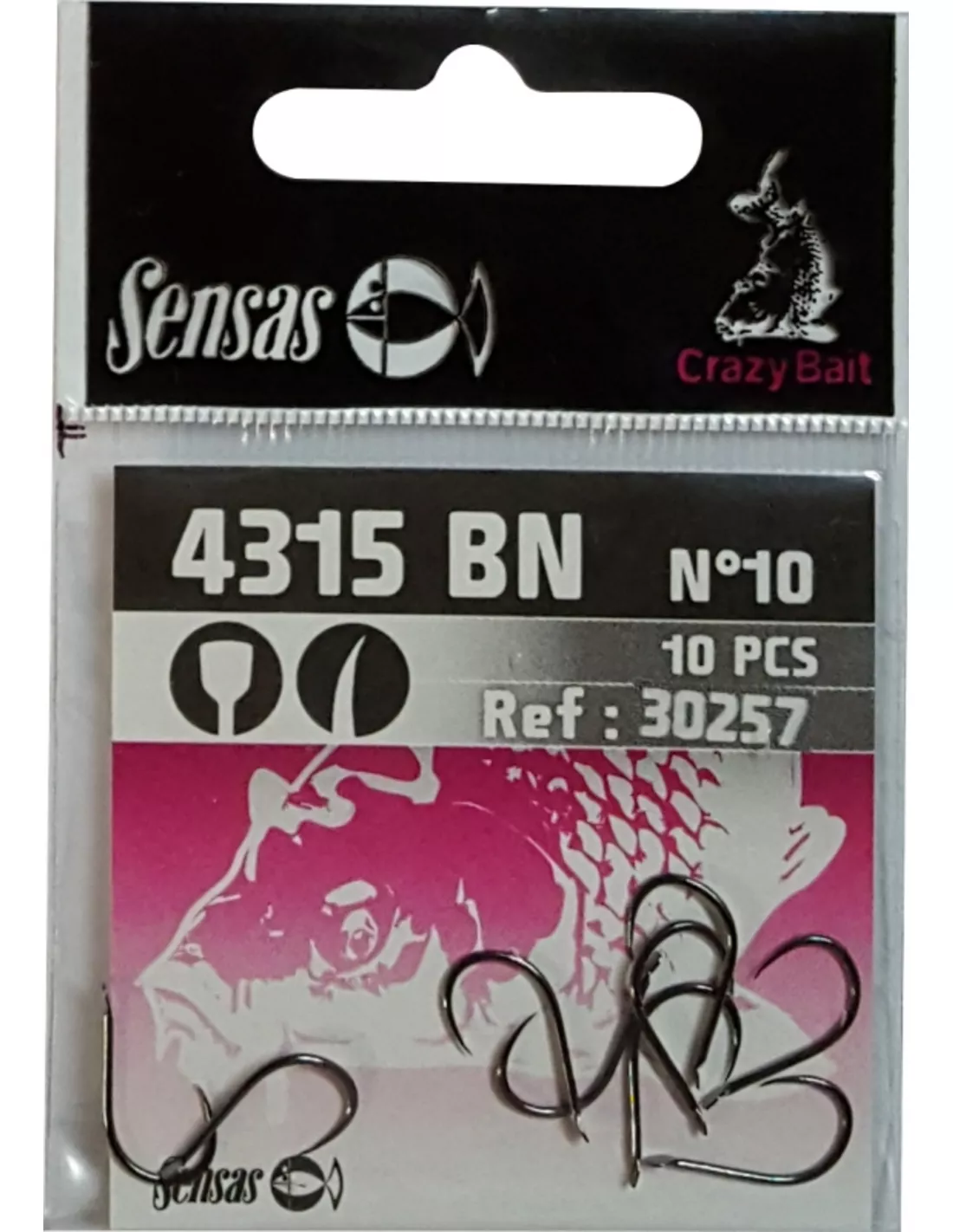 SENSAS CRAZY BAIT BARBLESS 4315 3 SENSAS CRAZY BAIT BARBLESS 4315